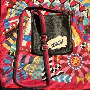 Black Coach Cross Body.